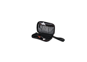 Callaway Uptown Clutch black inside-mesh view helps organize small items