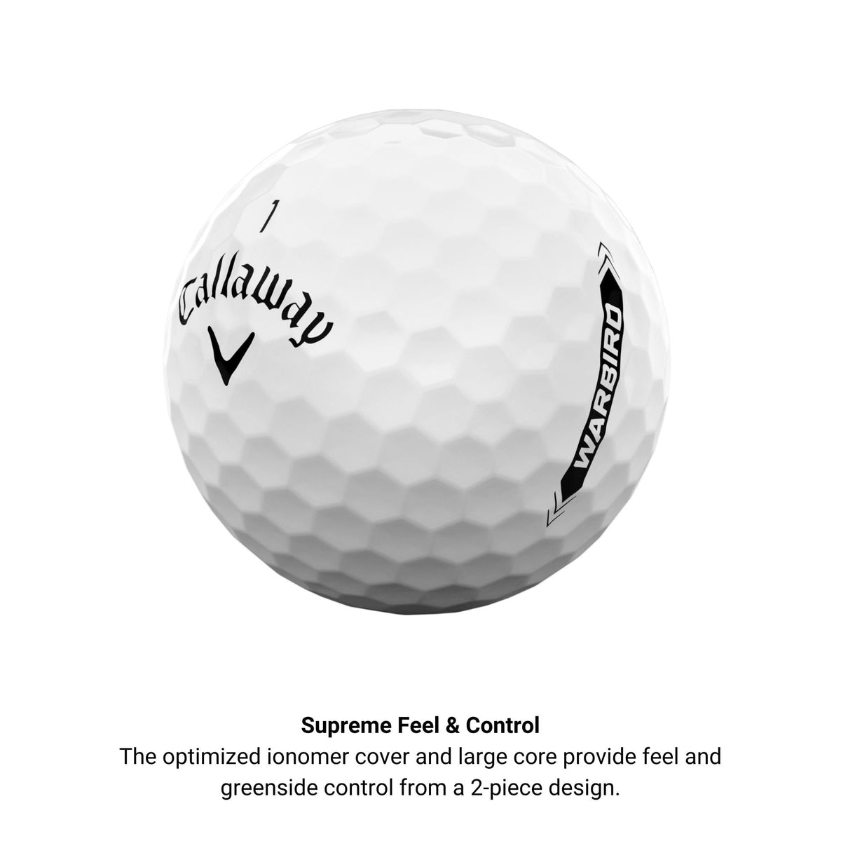 Callaway Warbird 2023 24-ball pack, packaging designed for easy storage.