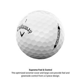 Callaway Warbird 2023 24-ball pack, packaging designed for easy storage.