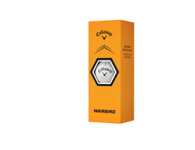 Callaway Warbird 2023 packaging with dimensions, useful for bag planning.