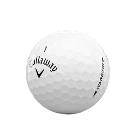 Callaway Warbird balls on green scene emphasizing feel and greenside control.