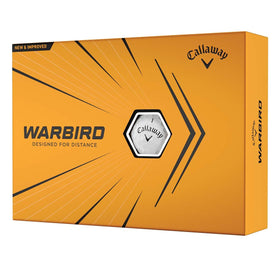 Callaway Warbird balls pack front view for long-distance drives and speed.