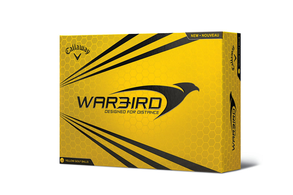 Callaway Warbird core detail showing a larger soft core for higher ball speed potential.