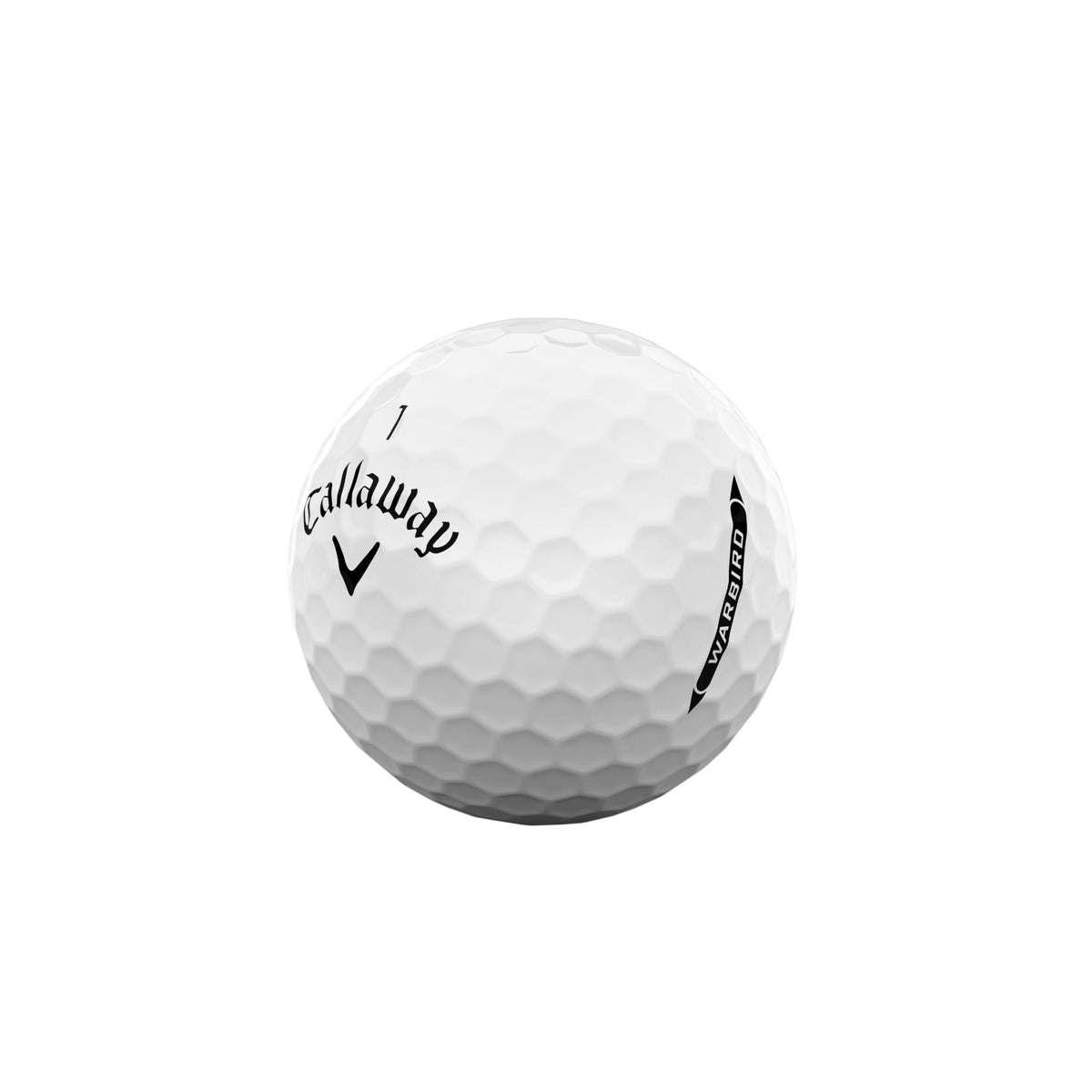 Callaway Warbird Dist 25 cover detail emphasizes durability and flight consistency