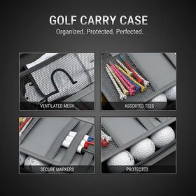 Calolin organizer with elastic straps and mesh pocket for secure items