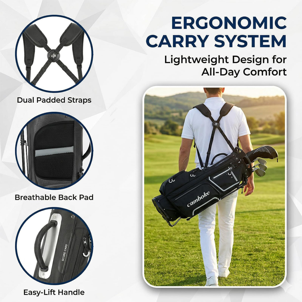 Camboke durable waterproof nylon exterior resisting dew and rain