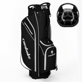 Camboke bag with 14-way dividers keeps clubs organized on course