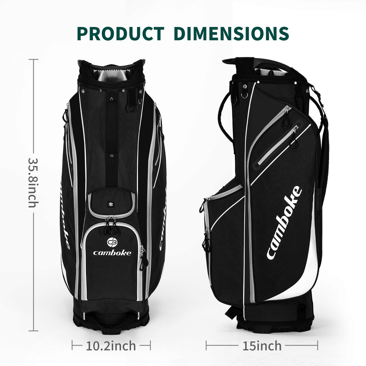 Camboke bag with umbrella holder for quick access