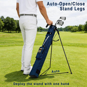 Camboke stand bag side pocket for valuables securely secured