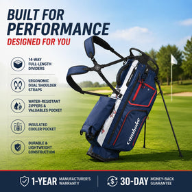Camboke snap-on rain hood protects clubs when weather shifts