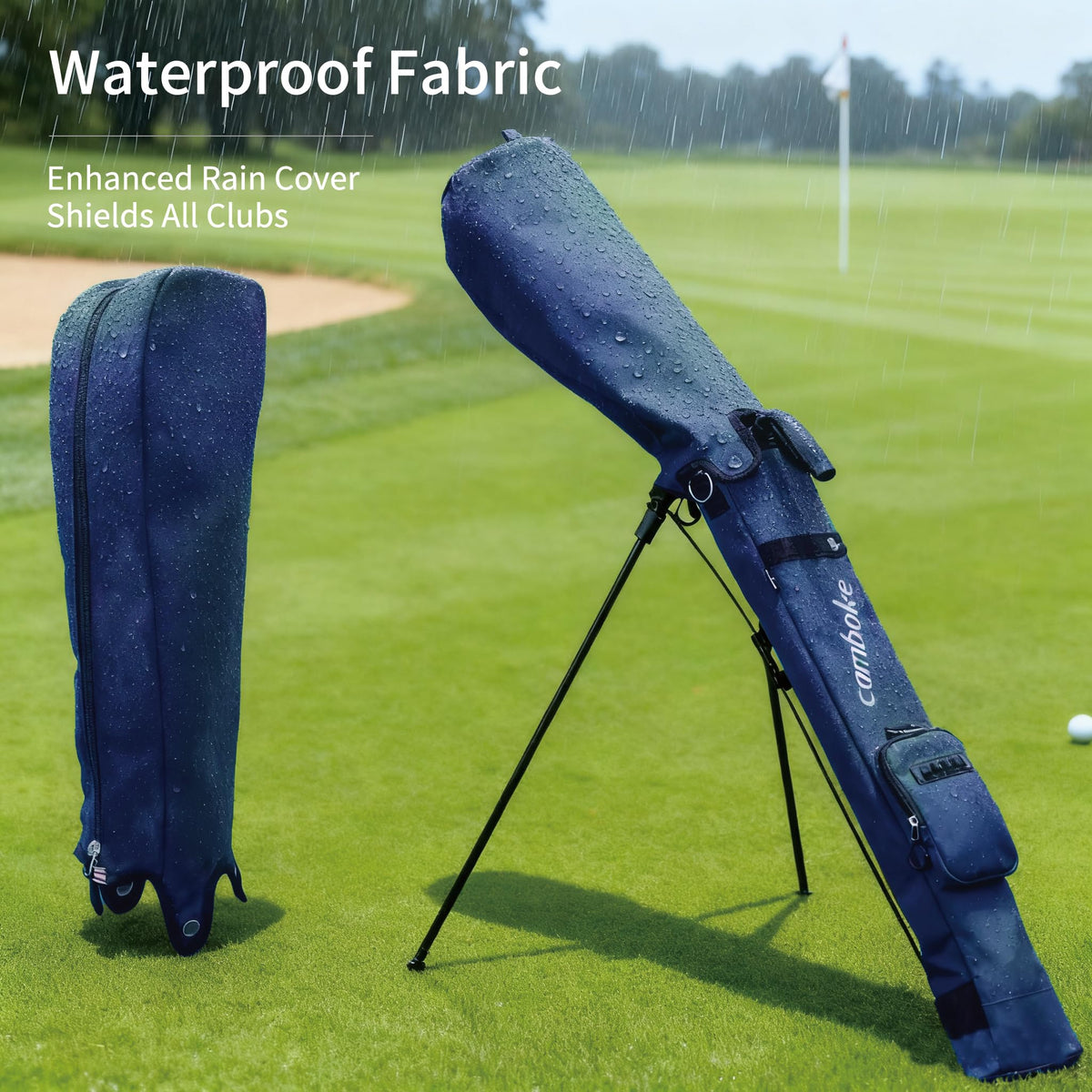 Camboke Sunday bag compact size ideal for driving range