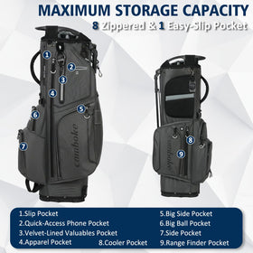 Camboke X-Fit dual-strap system distributes weight for comfortable walks.