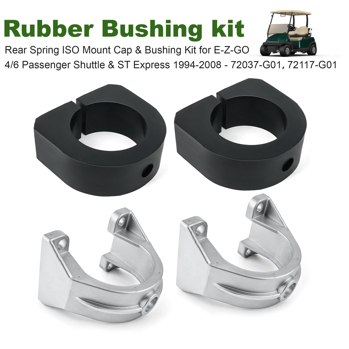 Camotokiit EZGO Medalist bushing helps preserve steering feel.