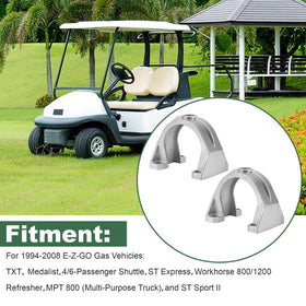 Camotokiit ISO mount cap installed on EZGO TXT improves axle mounting stability.