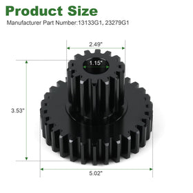 Camotokiit steering reduction gear for Shuttle 950s supports steady steering in demanding use.