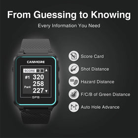 Canmore TW353 detects nearby courses for quick round setup