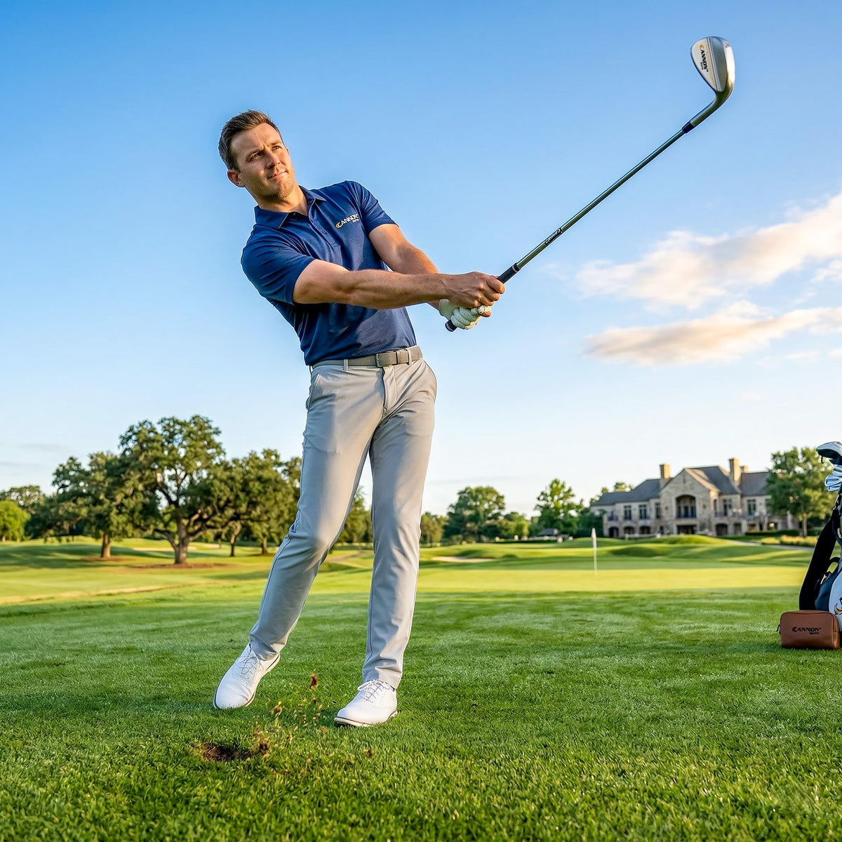 Cannon Sports steel shaft wedge emphasizes stability for controlled short games.