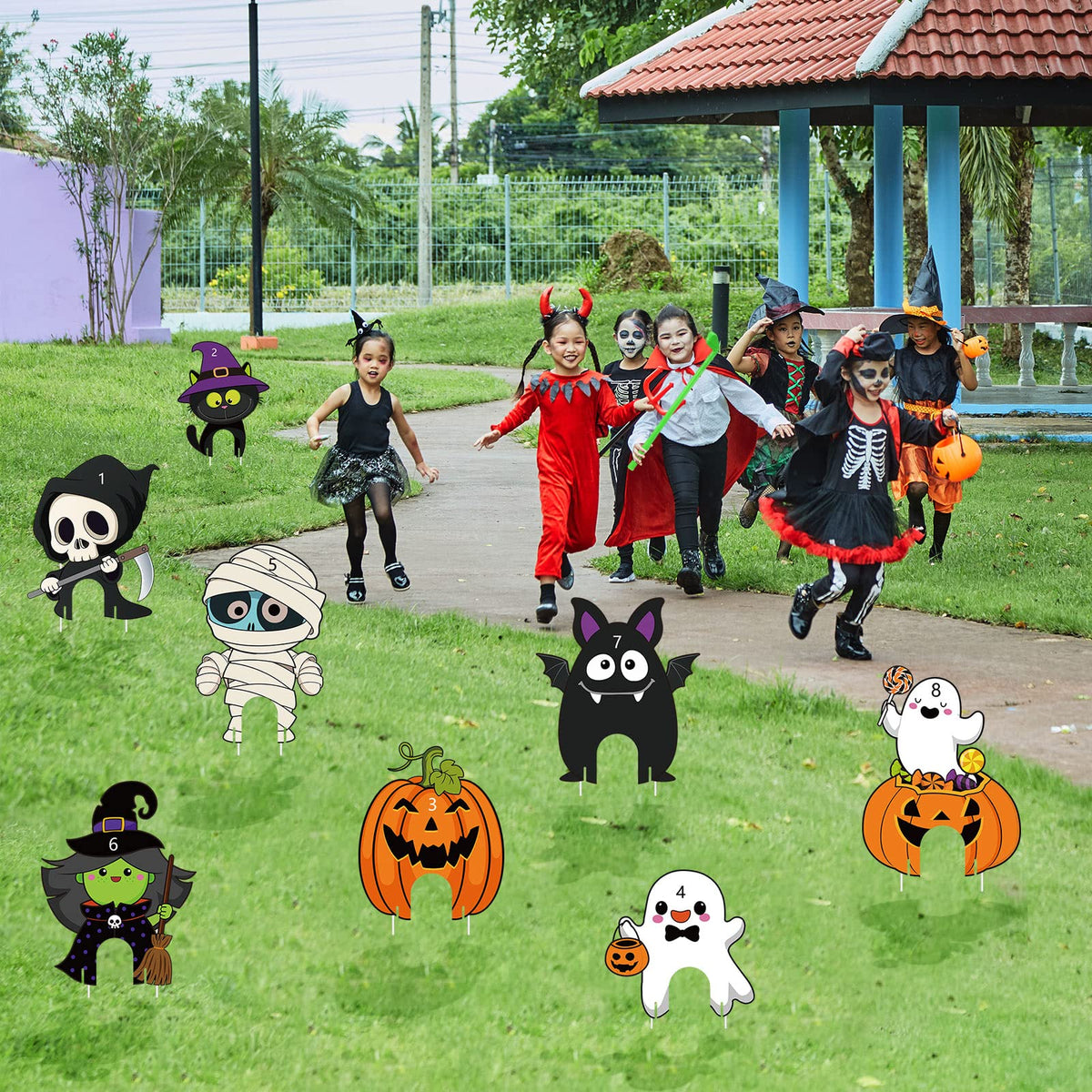 Capoda Halloween golf balls set for outdoor mini golf games