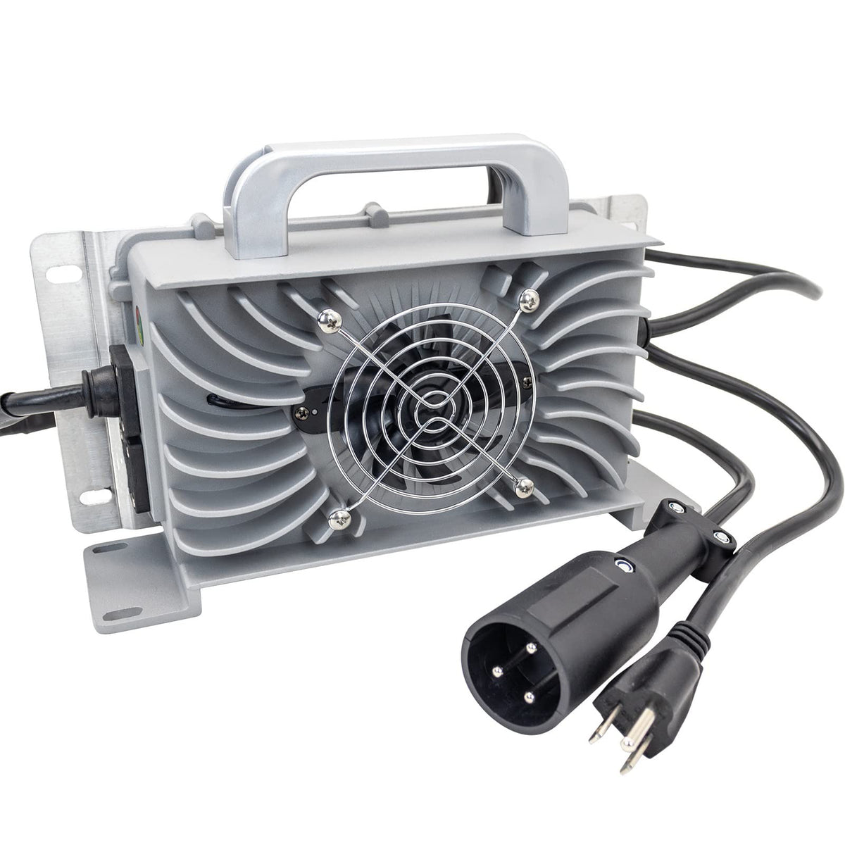 CAPTOK charger demonstrates Club Car compatibility with 3-pin connector