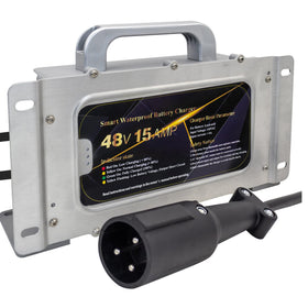 CAPTOK durable die-cast aluminum housing protects charger in rugged settings
