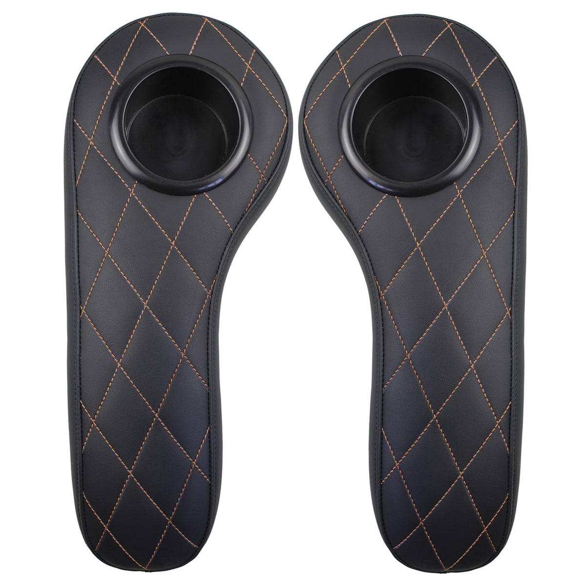 CARBBIA armrest with cup holder provides comfortable seating and spill-free beverages.