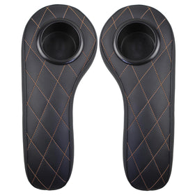 CARBBIA armrest with cup holder provides comfortable seating and spill-free beverages.