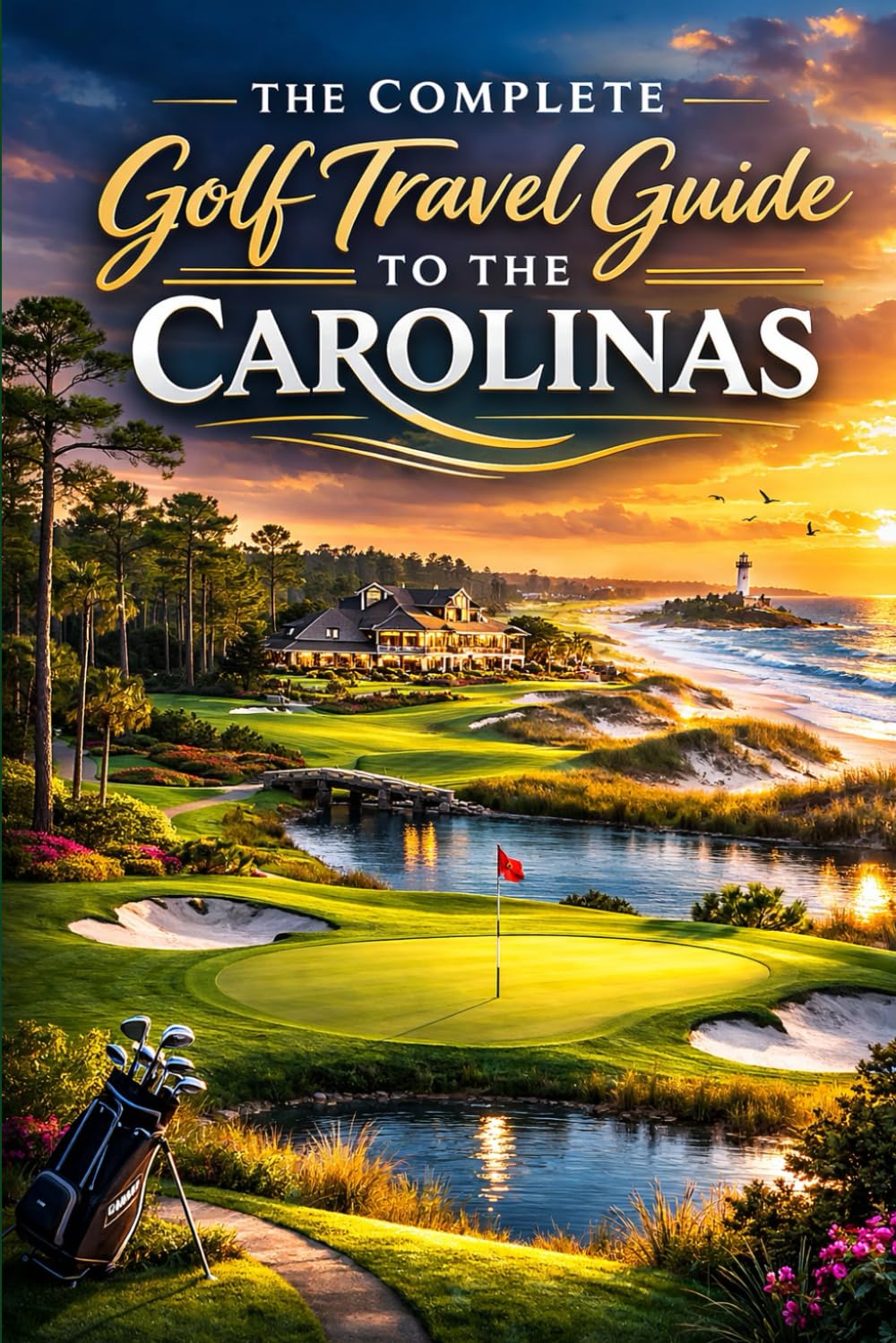 The Carolinas golf travel guide cover showcasing scenic greens to inspire planning and weekend getaways.