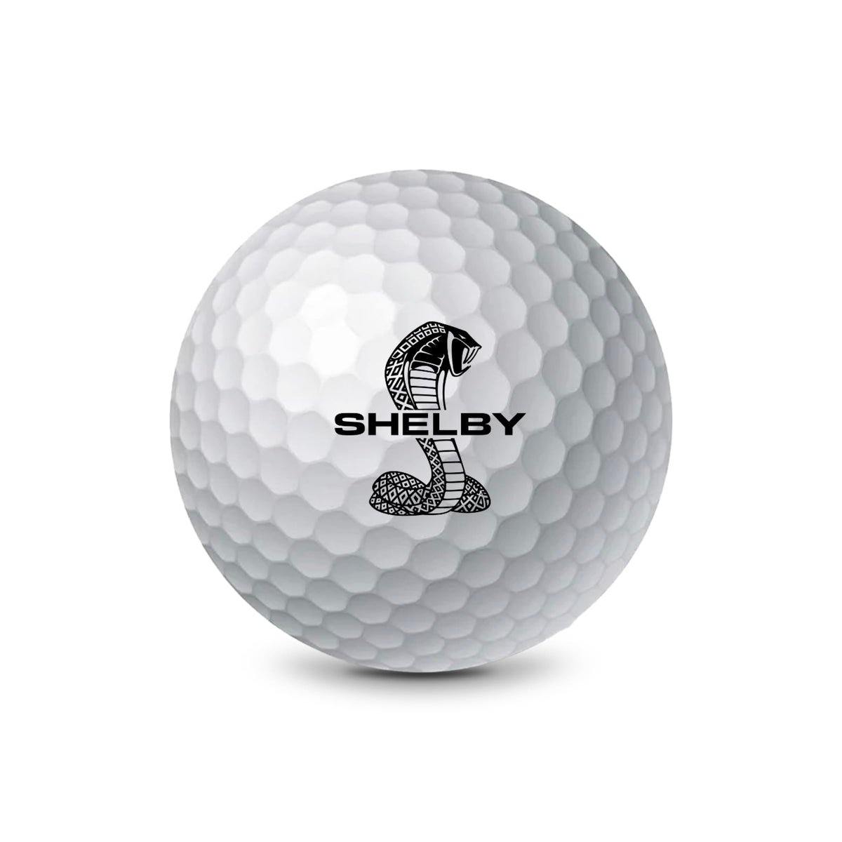 Carroll Shelby three-pack Wilson Ultra 1 balls for consistent distance.