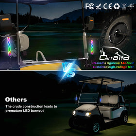 Cartalia 18 LEDs per foot provide bright, eye-catching illumination