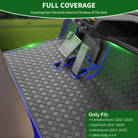 Cartalia 8mm natural rubber mat provides durable, non-slip grip for safer rides.