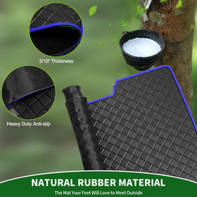 Cartalia anti-slip grid design enhances grip and driving stability.
