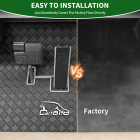Cartalia anti-slip grid texture reduces movement for safer driving