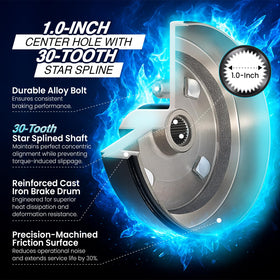 Cartalia EZGO RXV Marathon brake drum offers durable performance