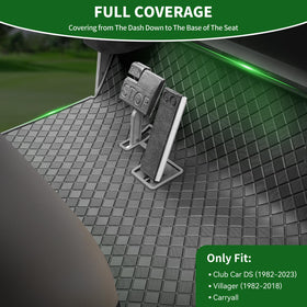 Cartalia Club Car DS floor mat fits 1982-2013, enhancing grip and stability