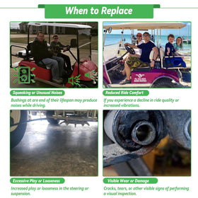 Cartalia Club Car DS 1992+ compatible kit for improved ride.