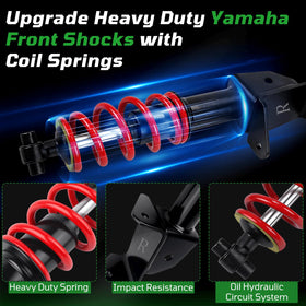 Cartalia compatible front shocks for 2003–2016 Yamaha Drive models.