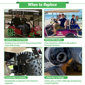 Cartalia complete bushing kit with premium components for rear suspension refresh