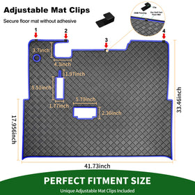 Cartalia cross-drainage channel helps quick cleaning and water runoff.