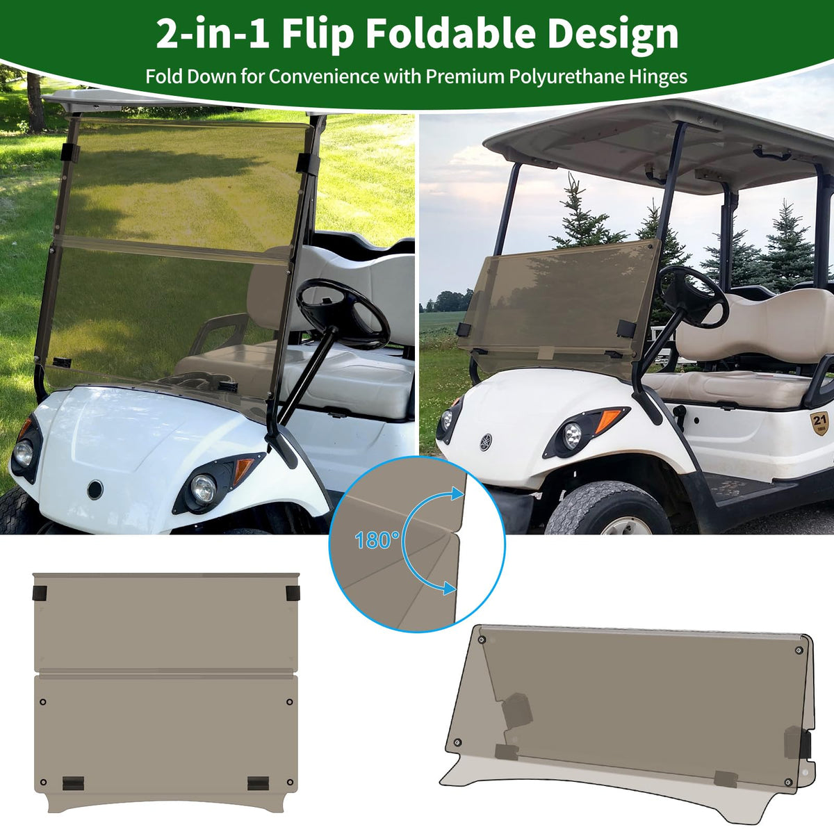 Cartalia crack-resistant acrylic windshield designed for durability