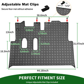 Cartalia easy installation with four clips for secure fit.