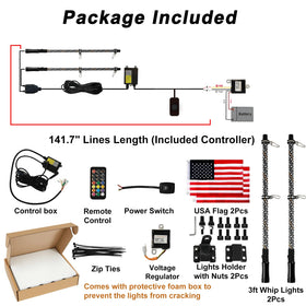 Cartalia easy installation with zip ties brackets and manual