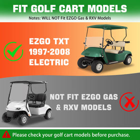 Cartalia EZGO TXT brake drum kit rear view showcasing durable steel build
