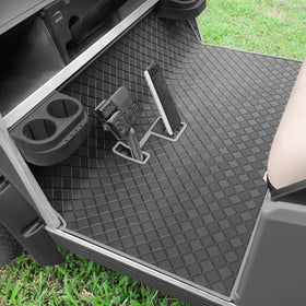 Cartalia floor mat full coverage designed for golf carts improves dirt control