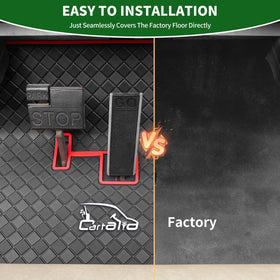 Cartalia mat with four-clip installation system.