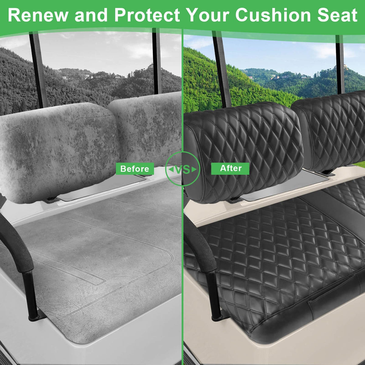Cartalia front seat cover includes a small pocket for keys and cards.
