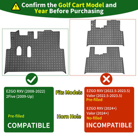 Cartalia full coverage rubber mat from dashboard to seat base.