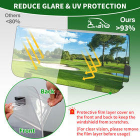 Cartalia UV protection and glare reduction enhance outdoor rides.