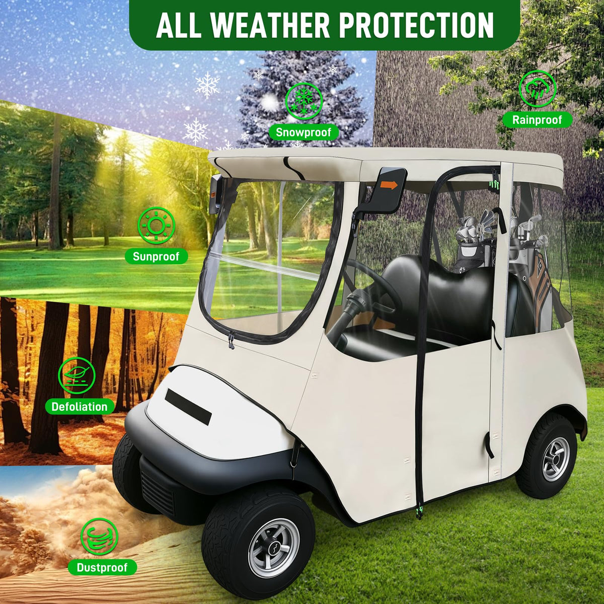 Cartalia installation hooks enable quick, tool-free setup on your cart.