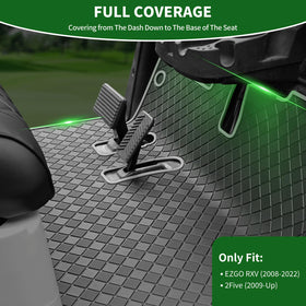 Cartalia 2Five full-coverage floor mat with 8mm rubber for durability.
