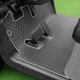 Cartalia RXV full-coverage floor liner protects the cockpit and feet area.